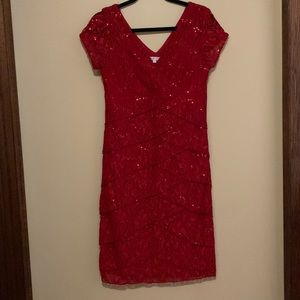 Red dress size 8 Cleo